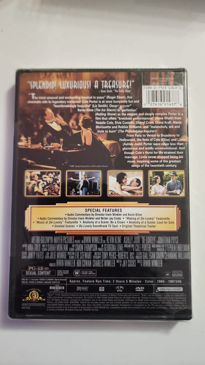 De-Lovely – The Cole Porter Story – DVD neuf MGM Special Edition
