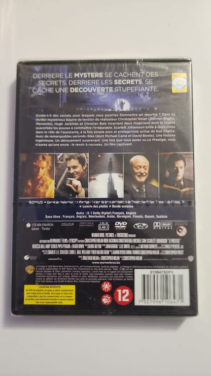 Le Prestige – DVD neuf – Christopher Nolan – Hugh Jackman et Christian Bale
