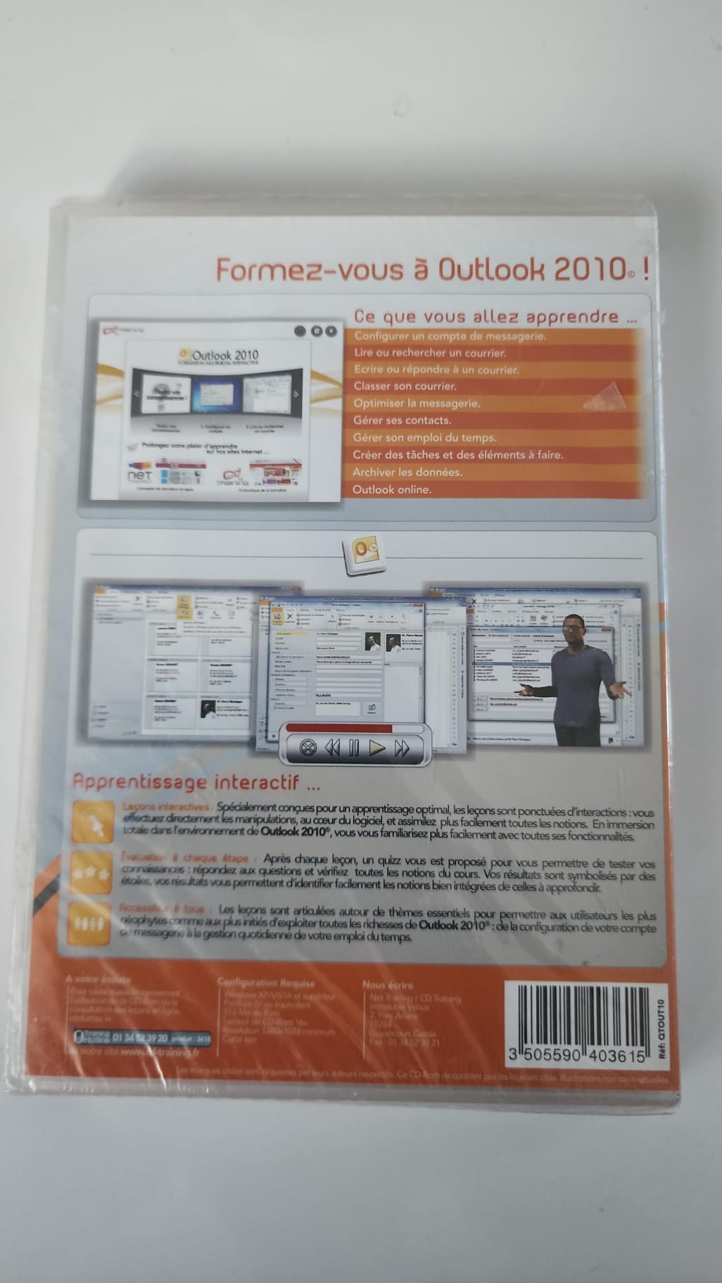 Formation Outlook 2010, dos et programme