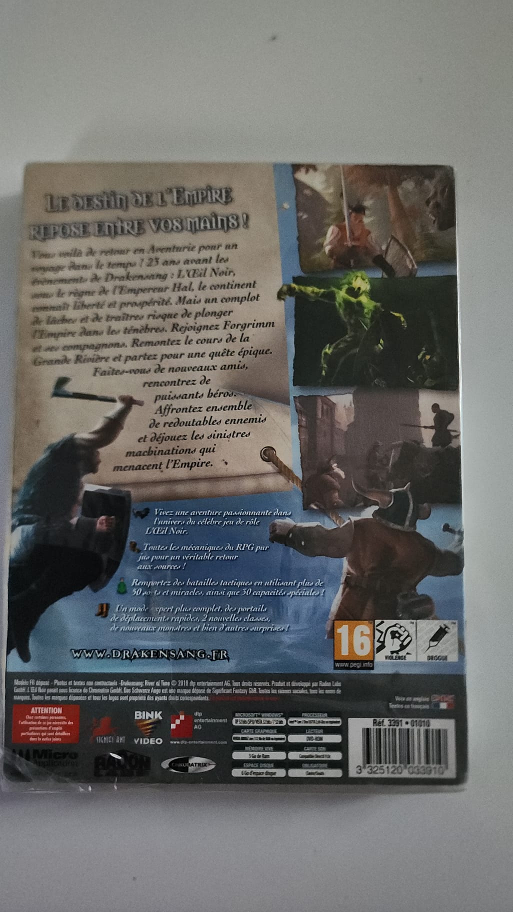 Drakensang: The River of Time – Jeu PC DVD-ROM – Neuf