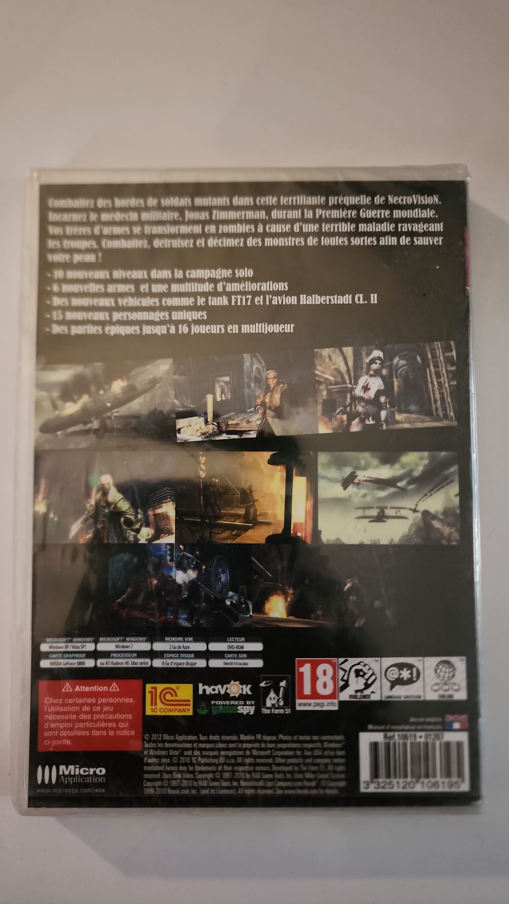 NecroVision: Lost Company – PC DVD-ROM Gamer For Ever – Neuf