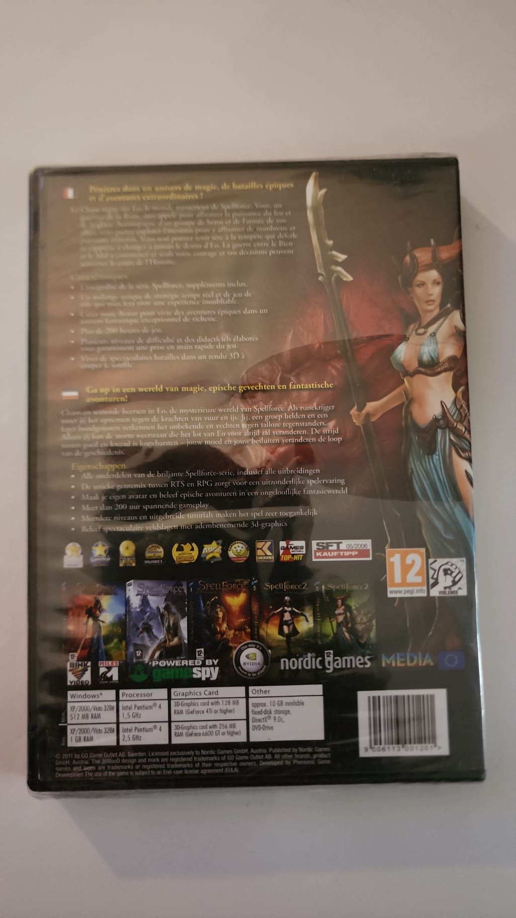 SpellForce Universe PC DVD-ROM, jaquette arrière