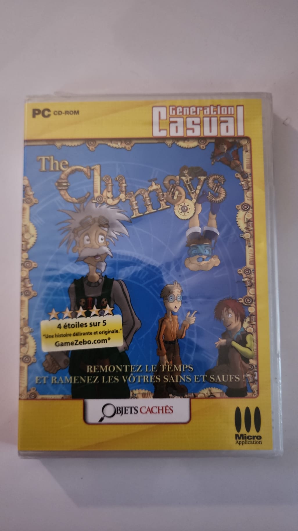 The Clumsys Génération Casual PC CD-ROM, jaquette avant