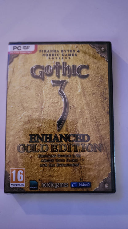 Gothic 3 Enhanced Gold Edition PC DVD-ROM, jaquette avant