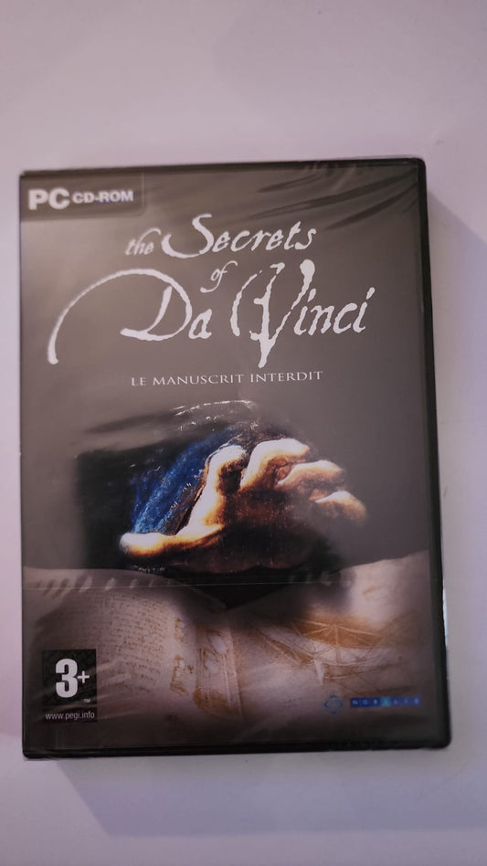 达芬奇的秘密 – 《禁忌手稿》PC CD-ROM – 法语版游戏 – 点击式冒险 – 2张光盘 – PEGI 3+