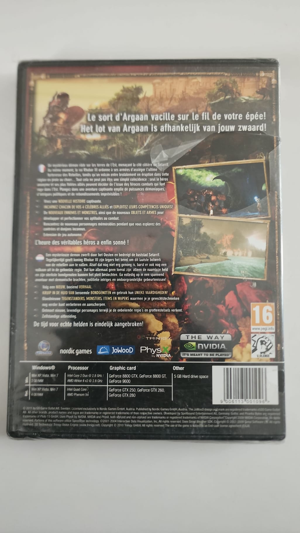 Arcania: Fall of Setarrif – Jeu PC DVD-ROM – Nordic Games – Neuf – PEGI 16