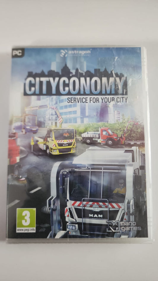 Cityconomy Service for your City PC DVD-ROM Nuevo precintado Simulación Gestión Urbana Astragon PEGI 3