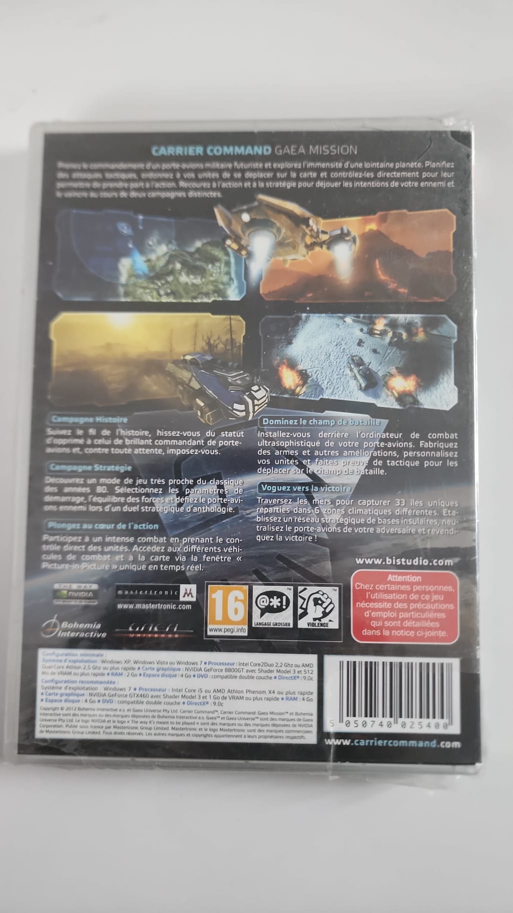 Carrier Command: Gaea Mission – Jeu PC DVD-ROM – Neuf – PEGI 16