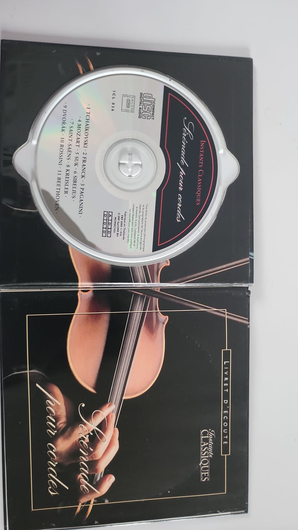 Sérénade pour cordes – CD audio et livret d’écoute