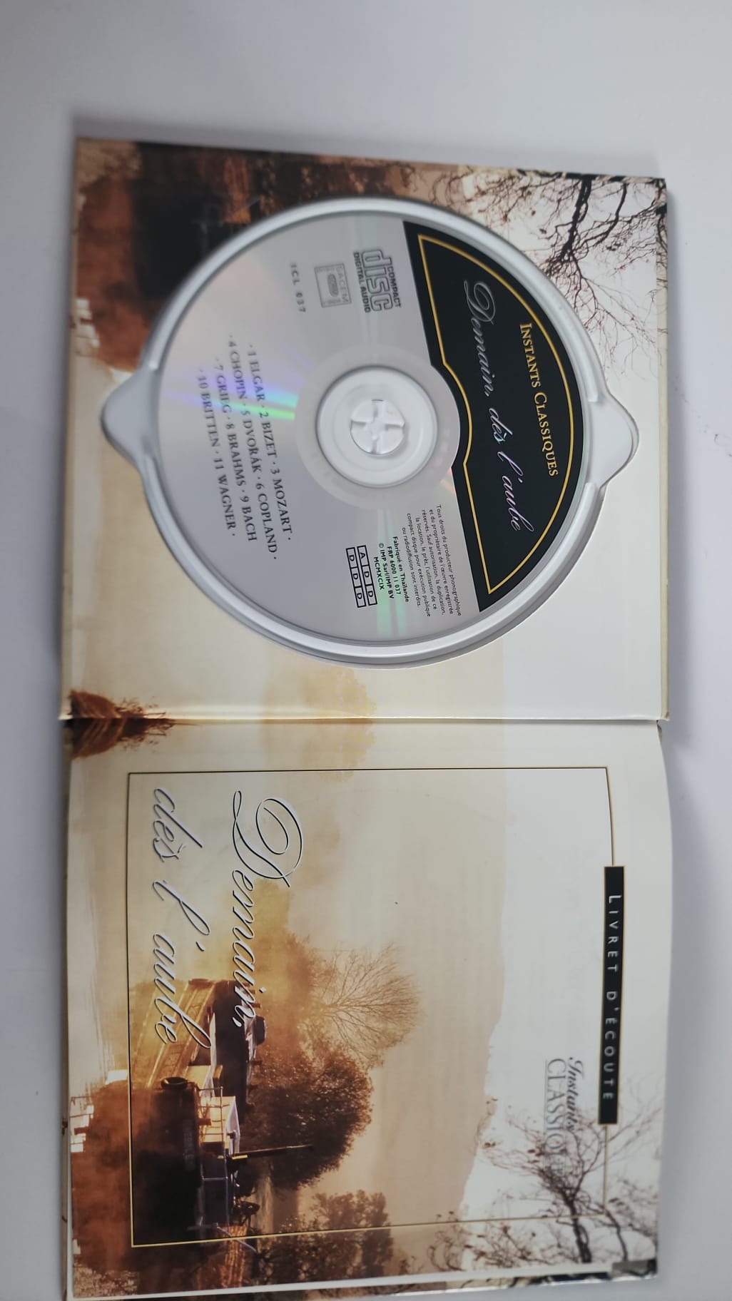 Demain dès l’aube – CD audio et livret