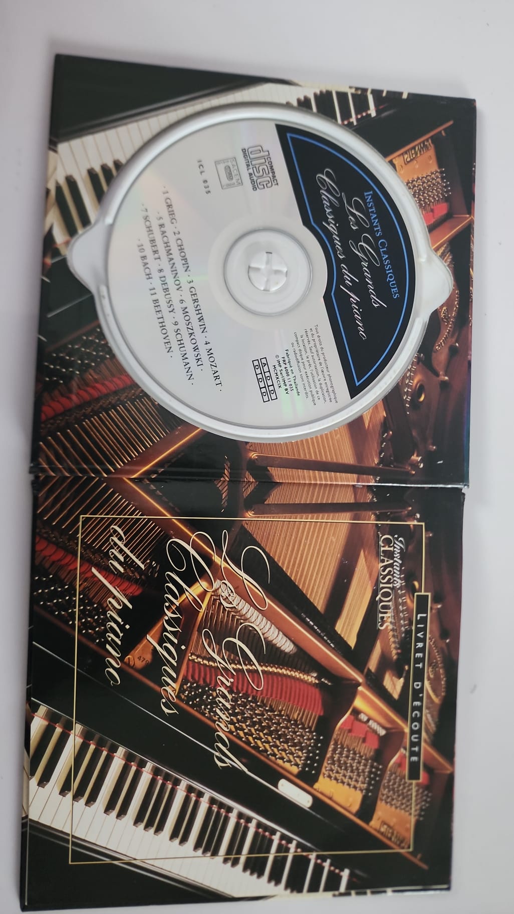 Les Grands Classiques du piano – CD et livret