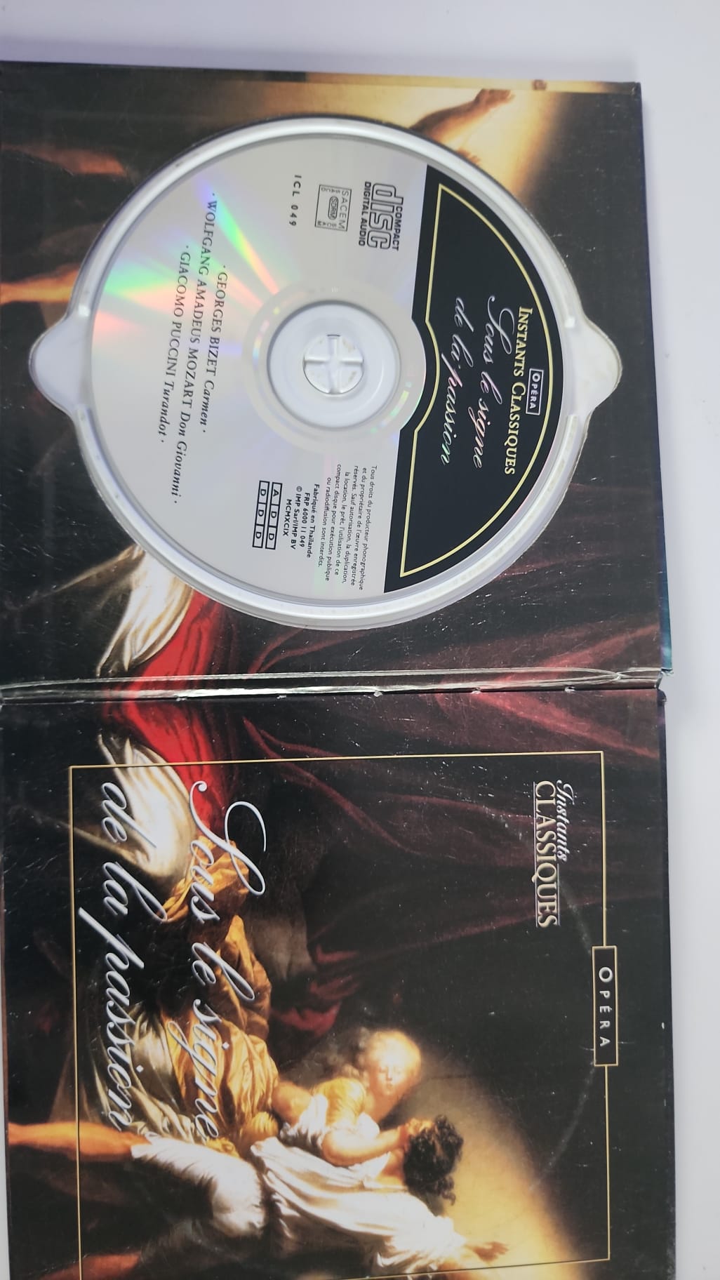 Programme du CD : Carmen, Don Giovanni et Turandot