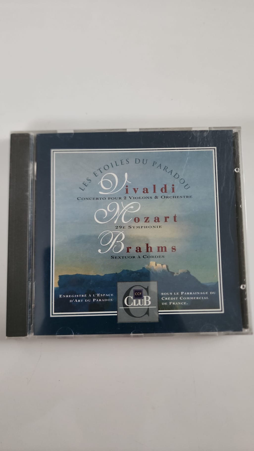 Les Étoiles du Paradou – Vivaldi Mozart Brahms, jaquette avant