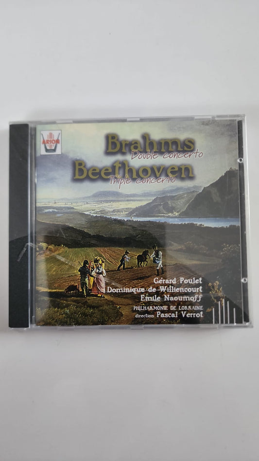 Brahms Double Concerto et Beethoven Triple Concerto – jaquette avant
