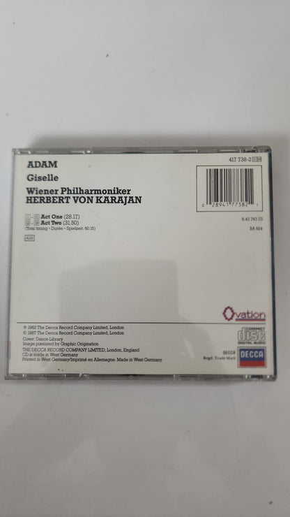 Adam – Giselle – Karajan, Wiener Philharmoniker – CD Decca