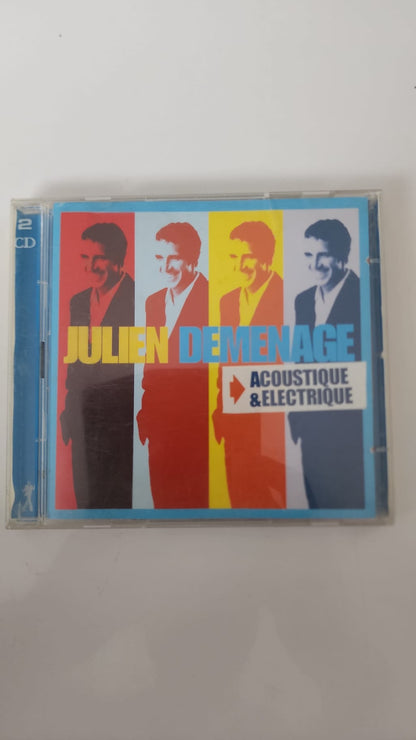 Julien Clerc – Julien déménage – Acoustique & électrique – 2 CD