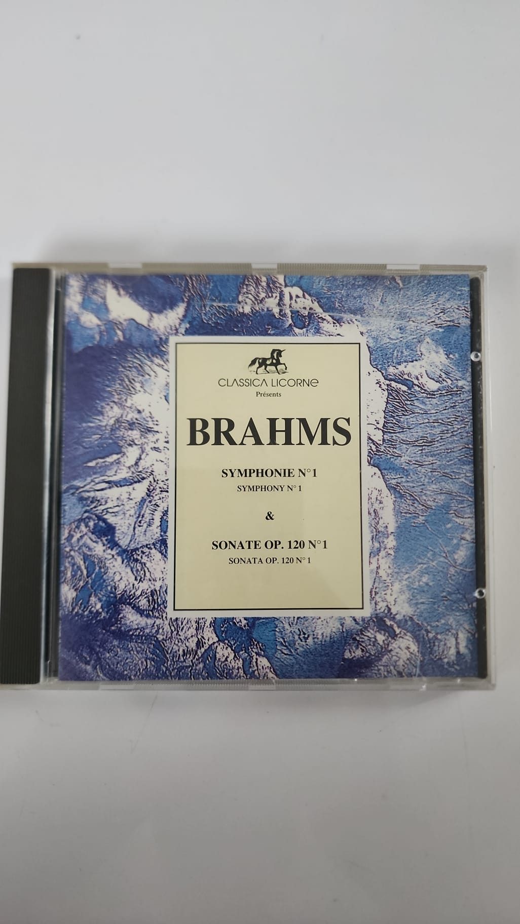 Brahms – Symphonie n° 1 et Sonate op. 120 n° 1 – CD Classica Licorne