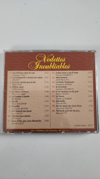 Vedettes inoubliables Vol. 1 – Les plus belles chansons des années TSF – CD