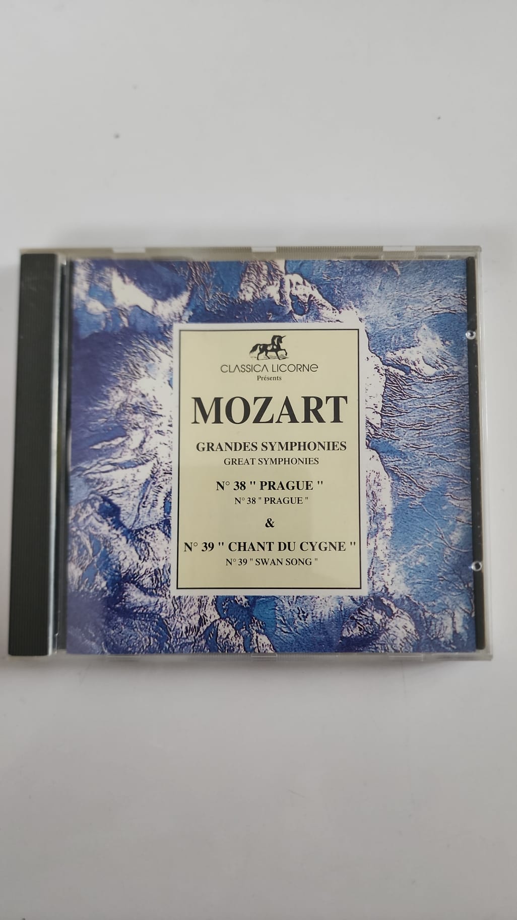 Mozart – Symphonies n° 38 Prague et n° 39 Chant du cygne – CD Classica Licorne