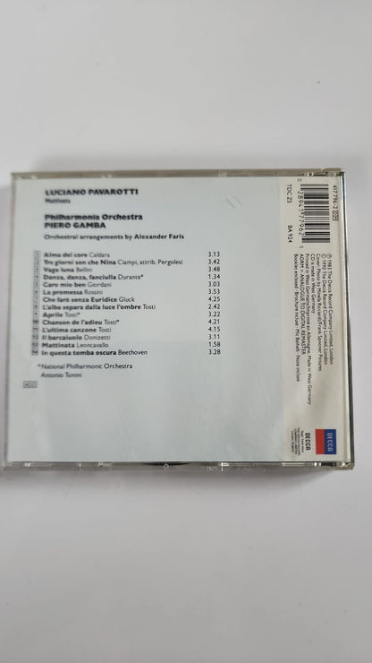 Luciano Pavarotti – Mattinata – CD Decca Ovation