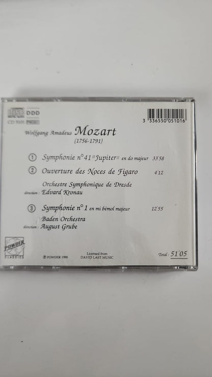 Mozart – Symphonies n° 41 Jupiter et n° 1, Ouverture des Noces de Figaro – CD Power Classics