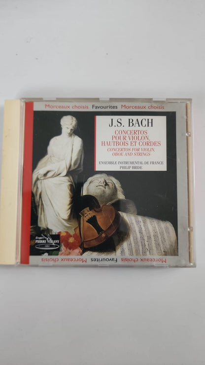 Bach – Concertos pour violon, hautbois et cordes – Philip Bride – CD Pierre Verany