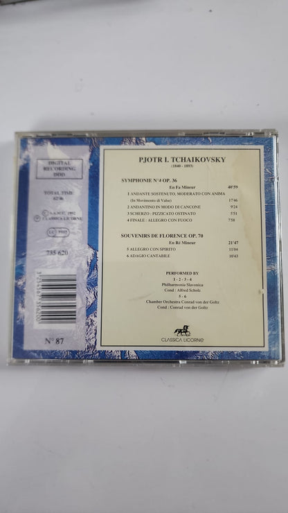 Tchaïkovski – Symphonie n° 4 et Souvenirs de Florence – CD Classica Licorne