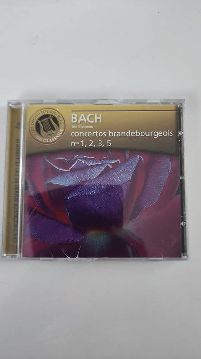 Bach – Concertos brandebourgeois n° 1, 2, 3 et 5 – Ton Koopman – CD Erato