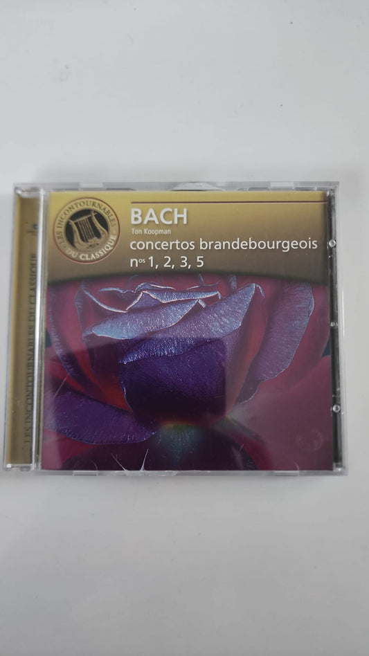 Bach – Concertos brandebourgeois n° 1, 2, 3 et 5 – Ton Koopman – CD Erato