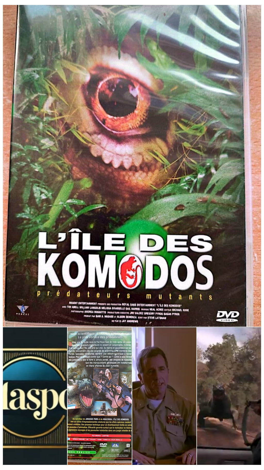 DVD l'île des komodos
