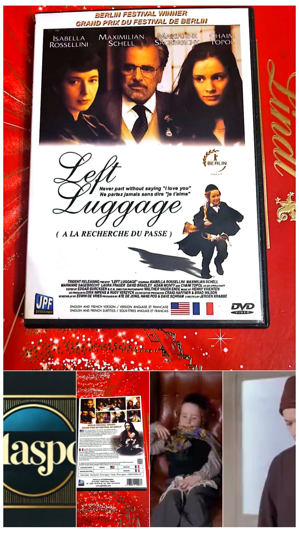 DVD Isabella rossellini left luggage