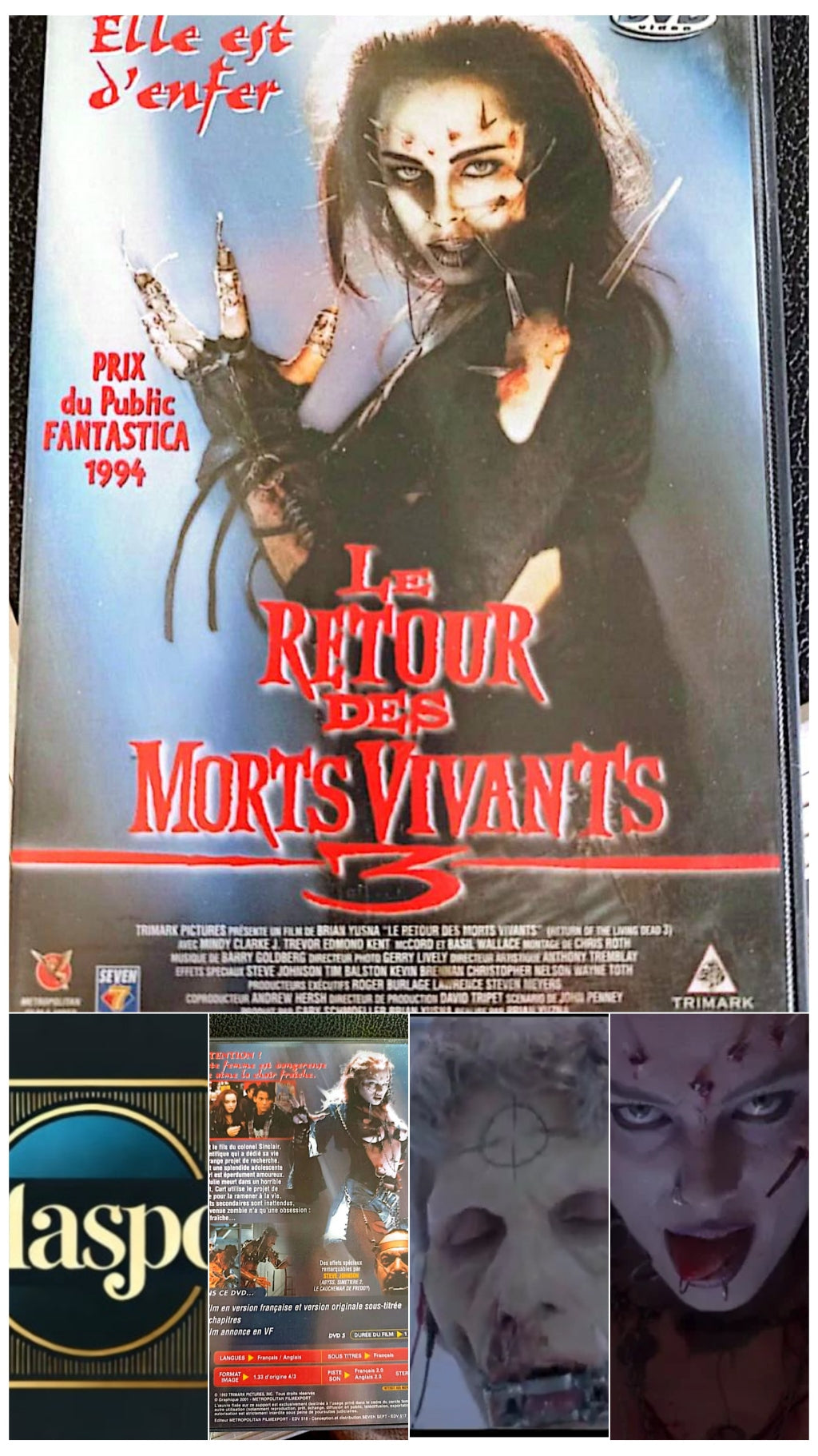 DVD : Le retour des Morts Vivants 3