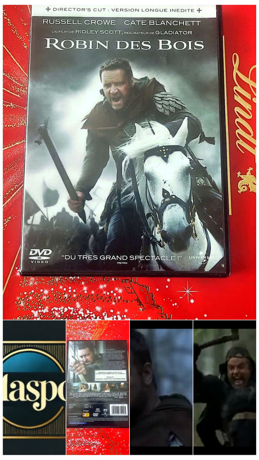 DVD Russell Crowe cate Blanchett Robin des bois
