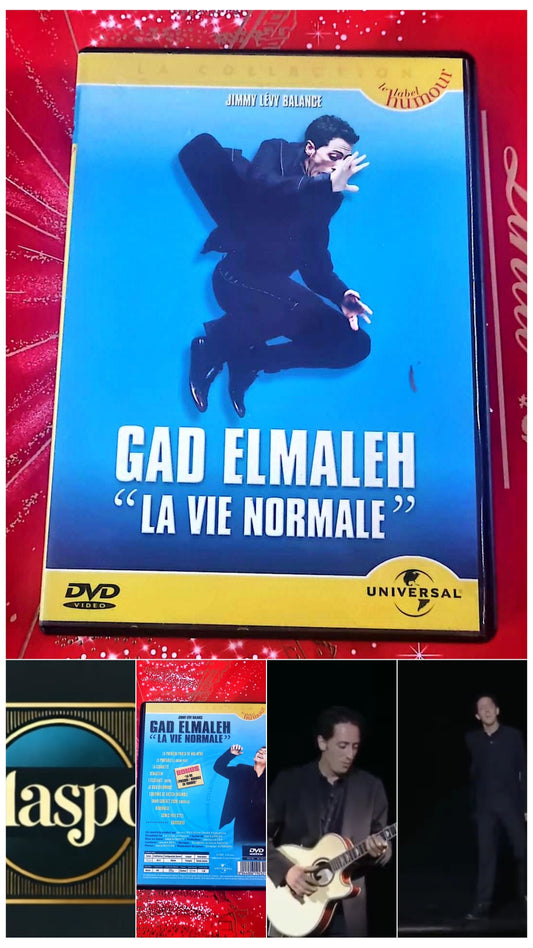 DVD : Gad Elmaleh – La Vie Normale (DVD spectacle humour) – Comédie culte enregistrée au théâtre Déjazet – Version française, stéréo, PAL