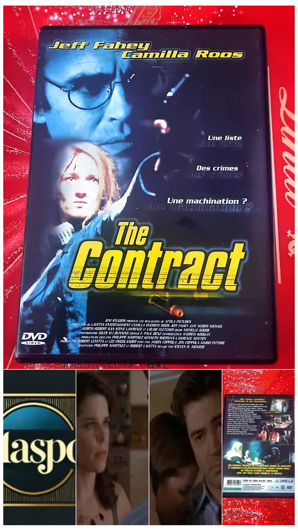 DVD Jeff fahey camilla roos the contract