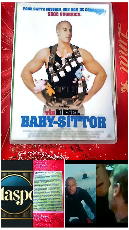 DVD vin diesel baby-sittor