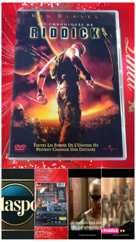 DVD vin diesel les chroniques de Riddick