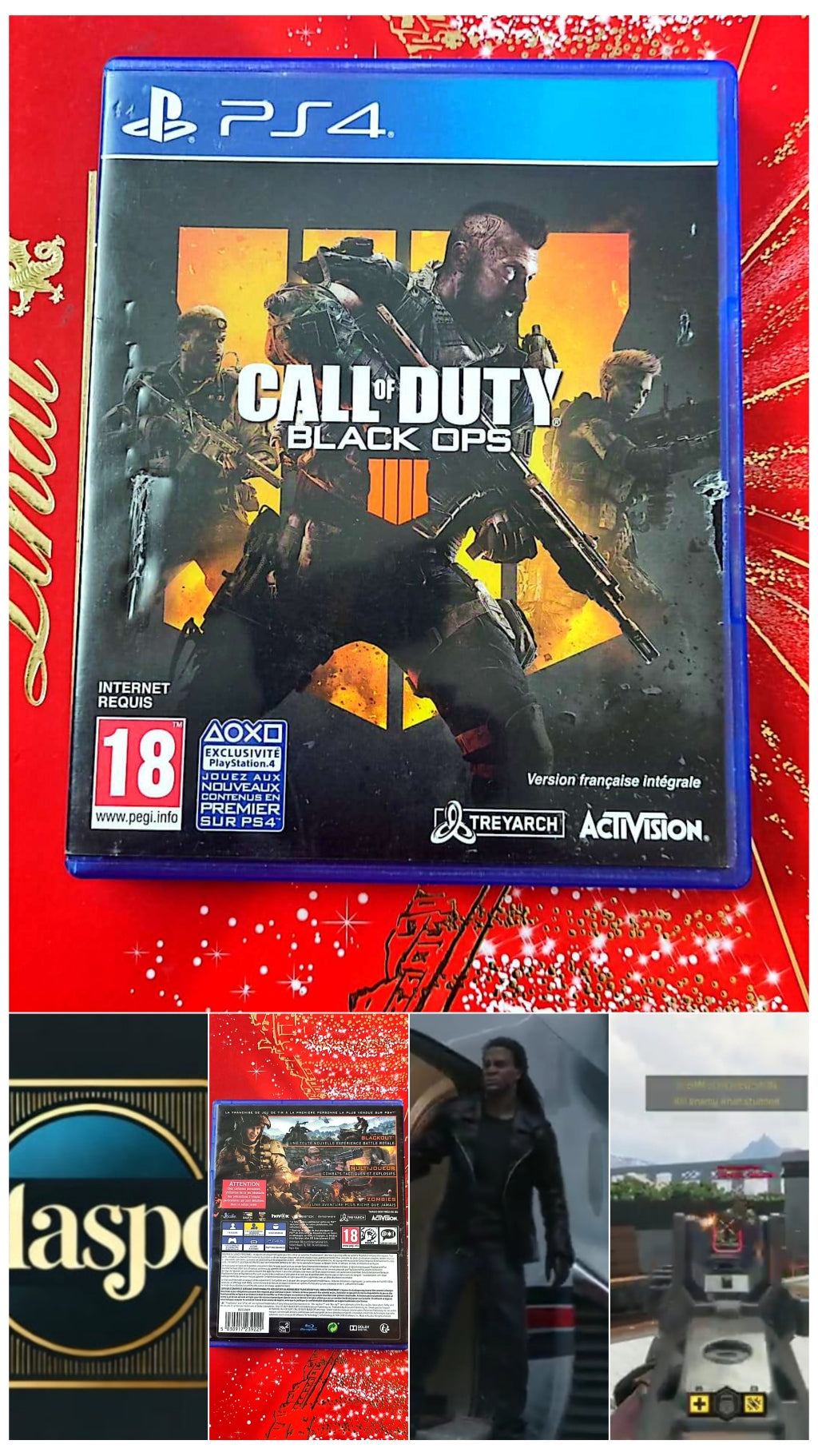 Jeu vidéo PS4 : call of duty black ops PS4