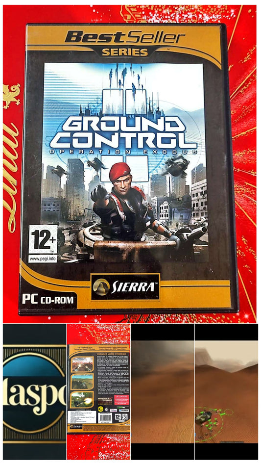 Jeu vidéo PC : ground control – pc cd-rom – jeu stratégie tactique futuriste – audio