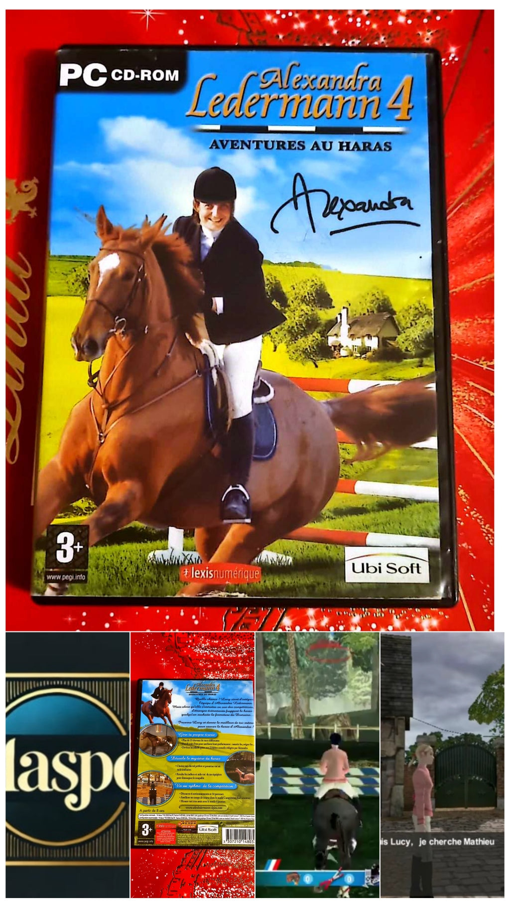 Jeu vidéo PC : alexandra Ledermann 4 aventures au Haras