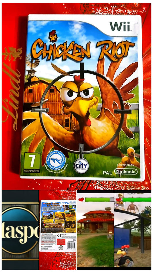 Jeu vidéo Wii : chicken riot