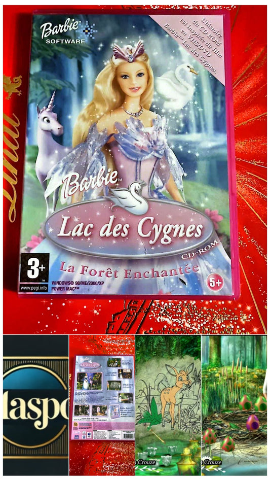 Jeu vidéo PC : barbie lac des cygnes la forêt enchantée