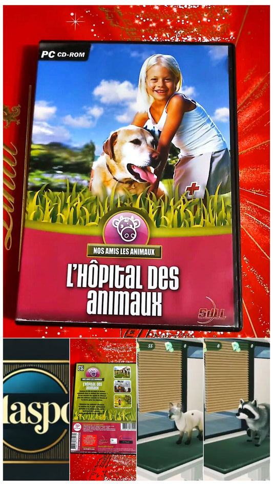 Jeu vidéo PC : nos amis les animaux l'hôpital des animaux jeu PC