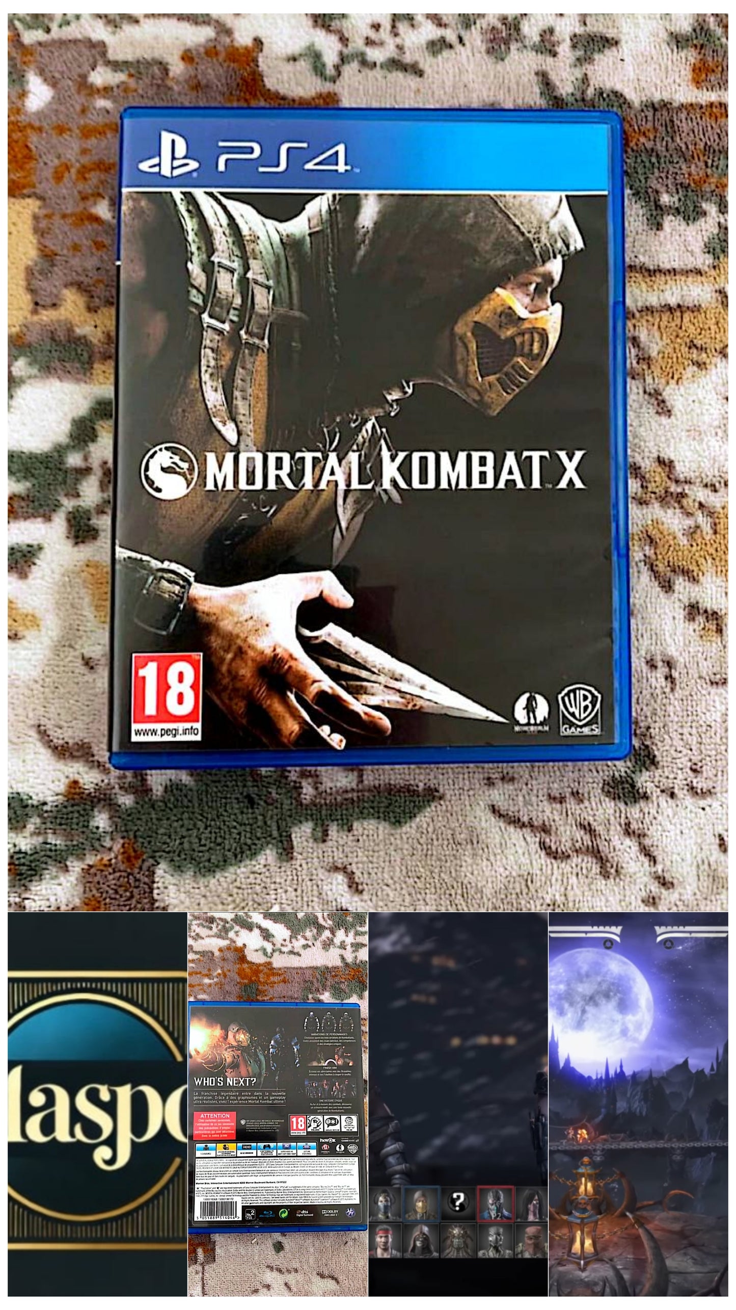 Jeu vidéo PS4 : mortal kombat x ps4