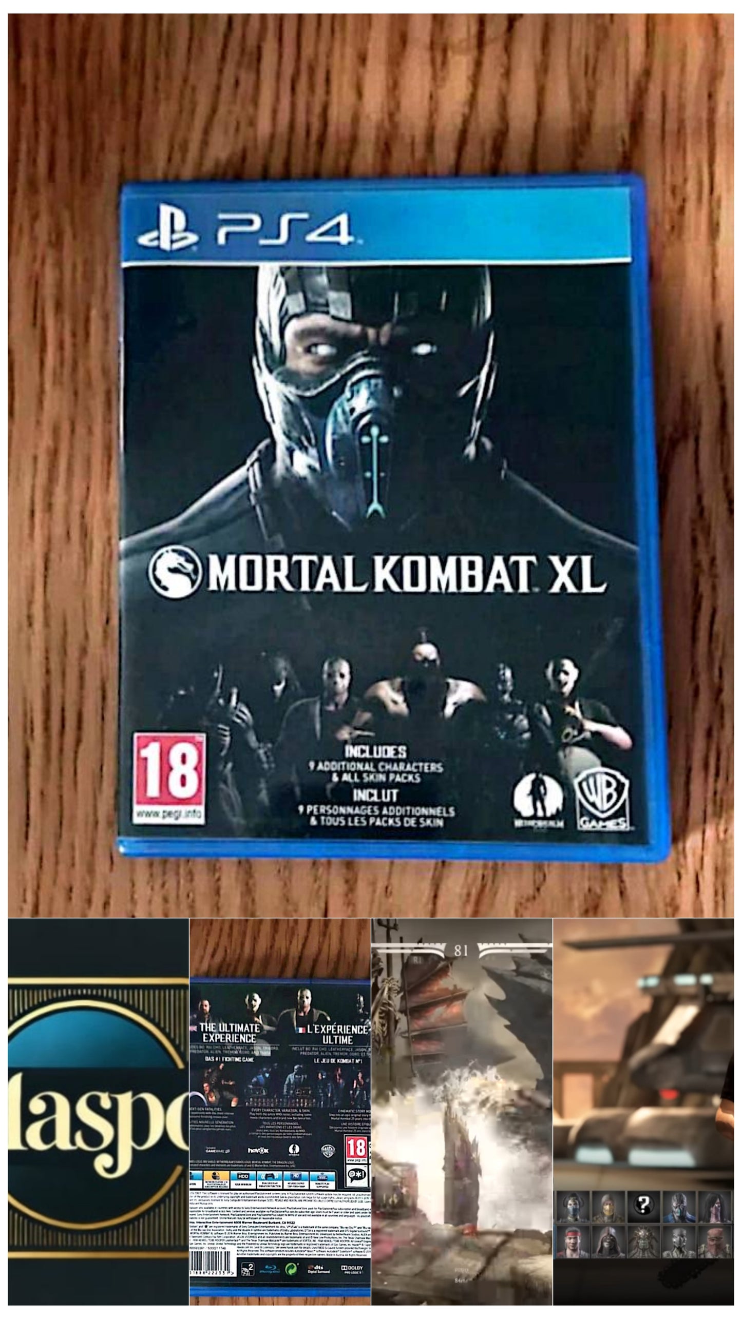Jeu vidéo PS4 : Mortal Kombat XL PS4
