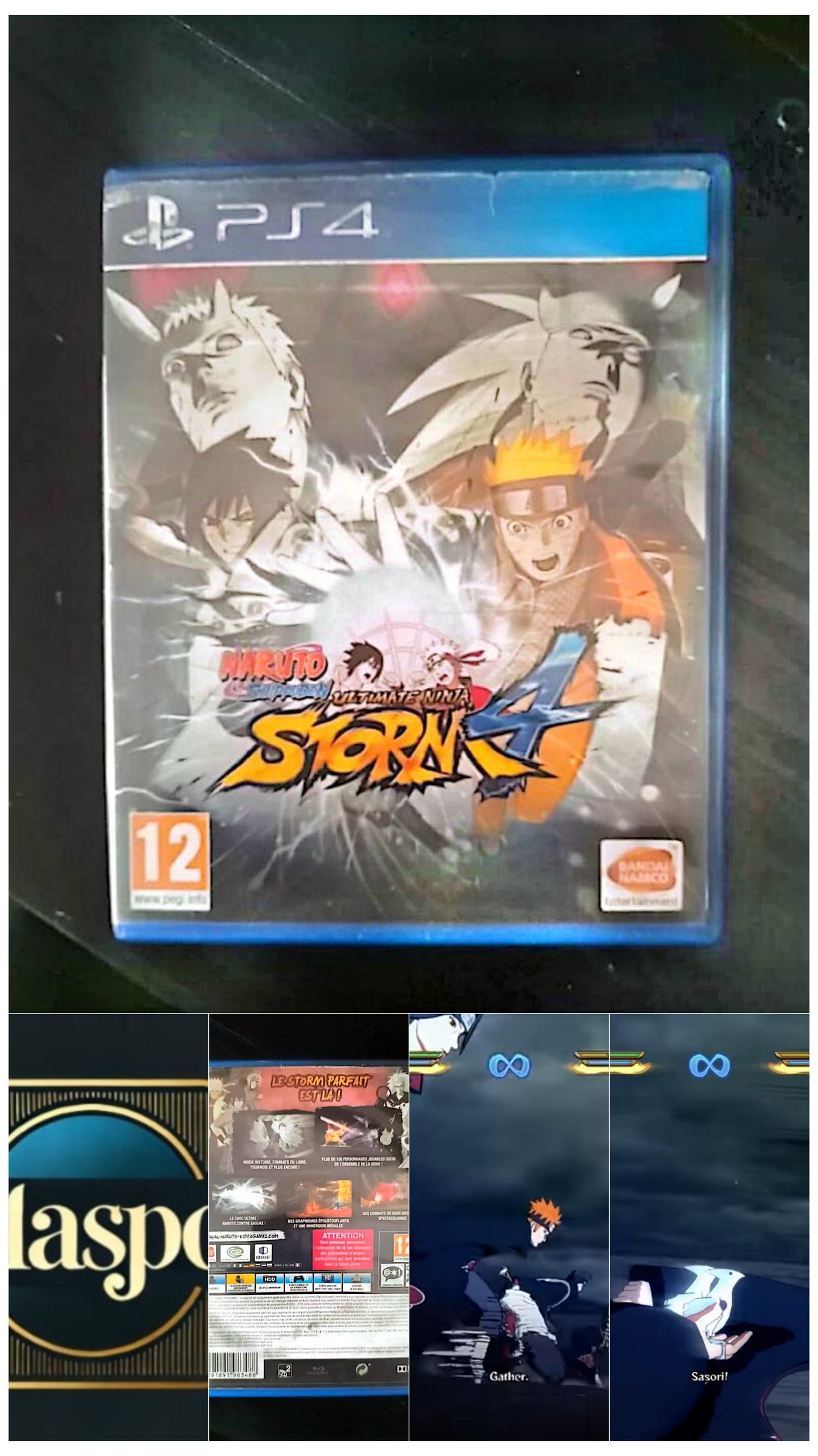Jeu vidéo PS4 : Naruto Shippuden Ultimate Ninja Storm 4 Jeu PS4