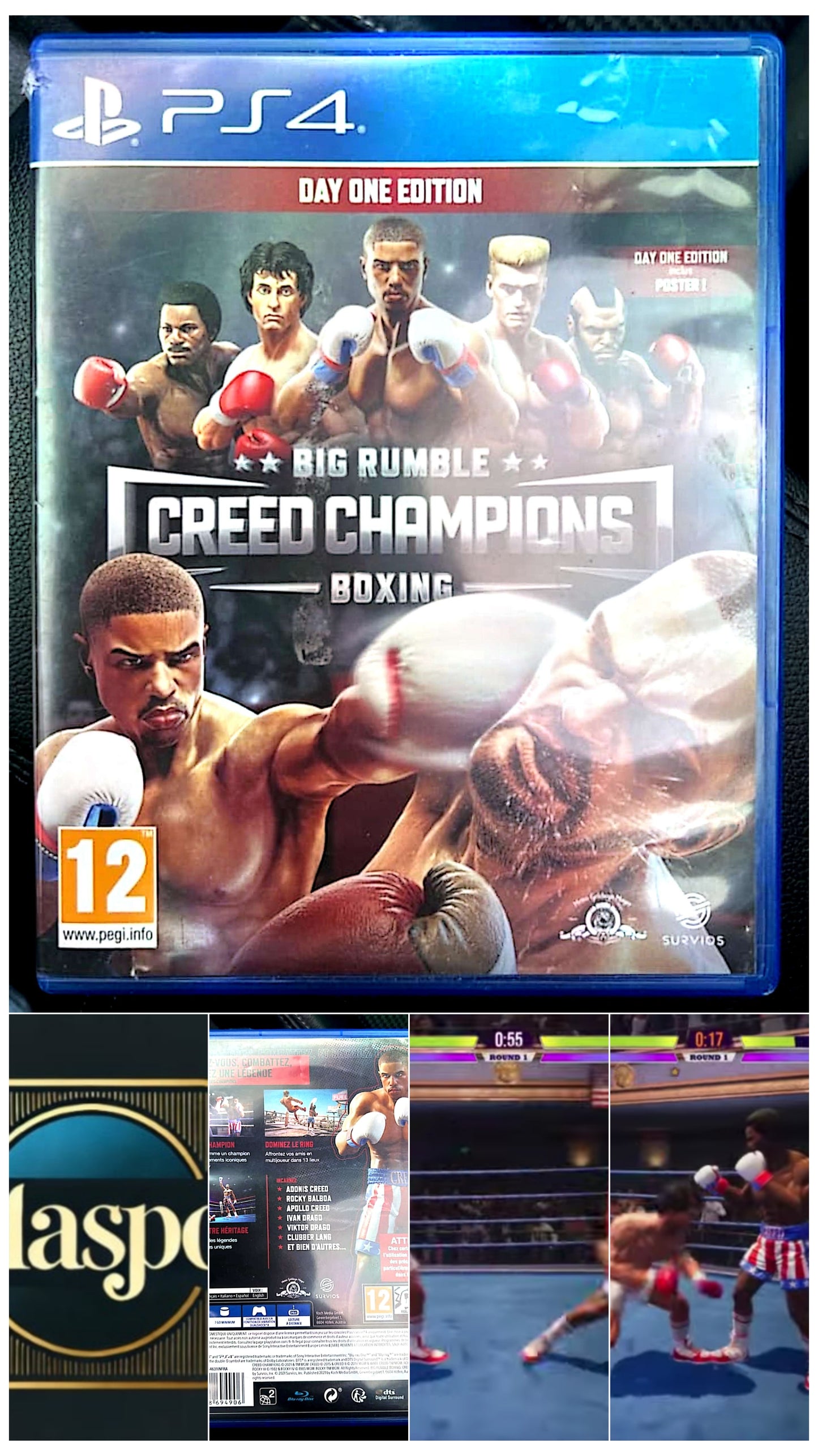 Jeu vidéo PS4 : day one édition big rumble creed champions boxing