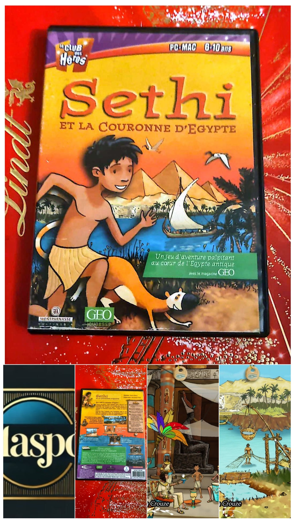 Jeu vidéo PC : mac:6-10ans sethi et la couronne d’Égypte