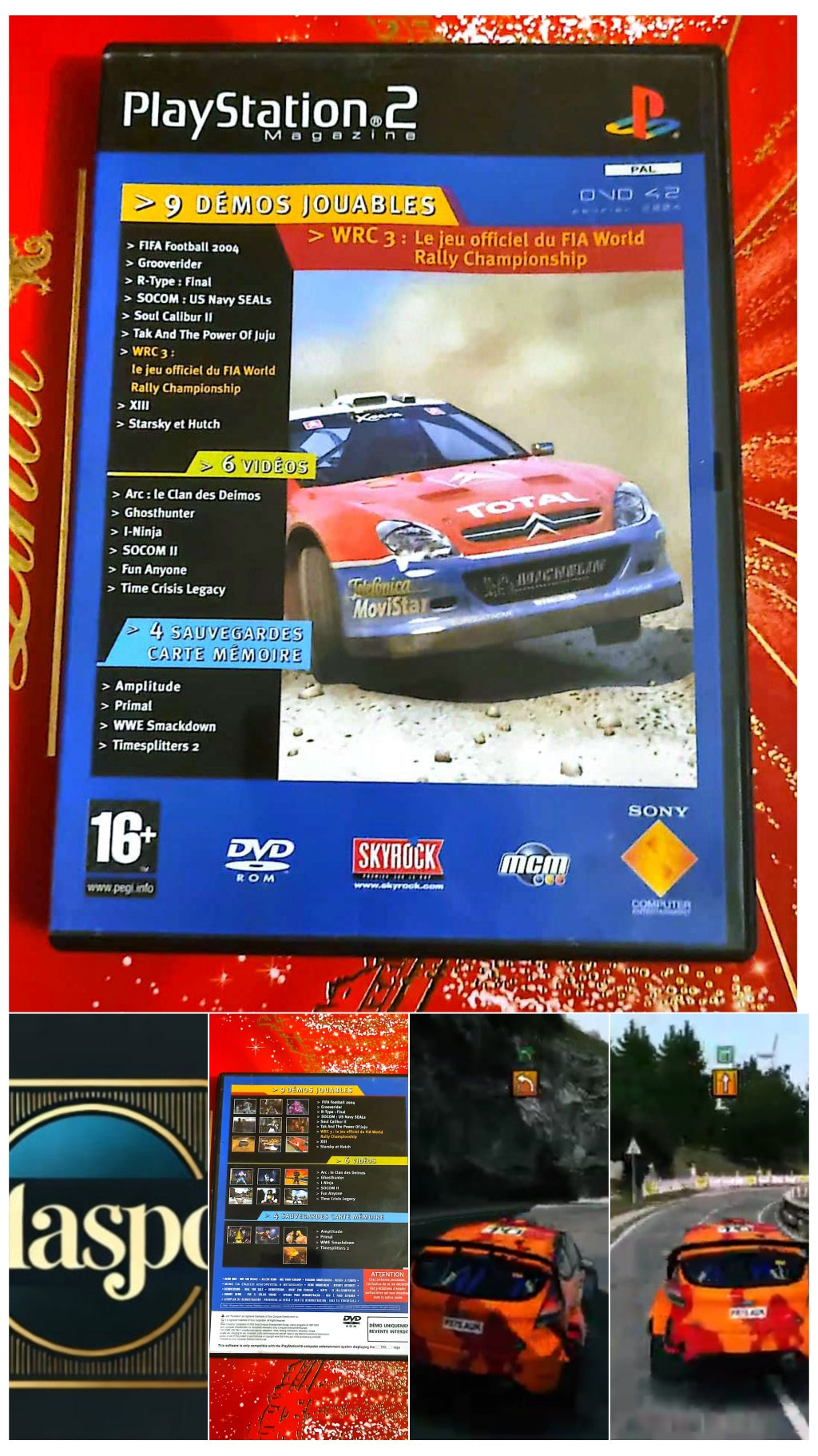 Jeu vidéo PS2 : 9 demos jouable wrc 3