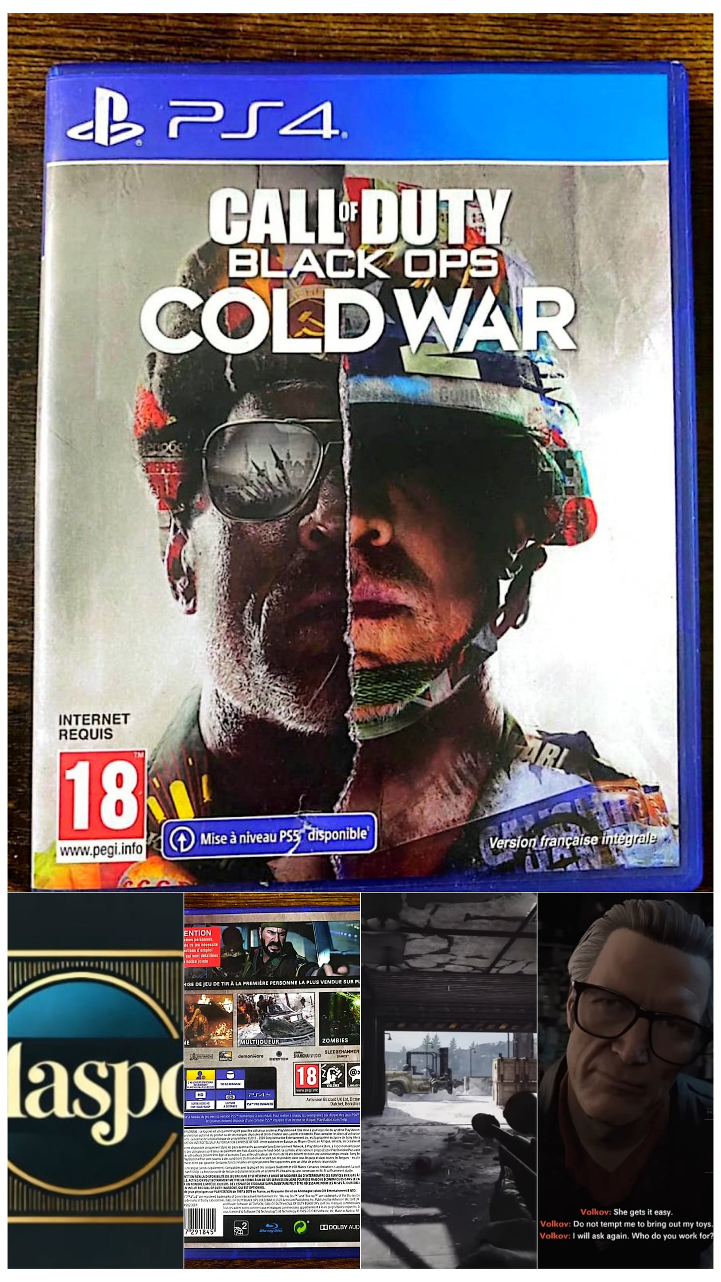 Jeu vidéo PS4 : call of duty black ops cold war ps4 (Call of Duty Black Ops Guerre froide PS4)